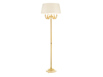 LUXURY FOUNDRY REGGIA 800 - Brass and fabric floor lamp by Il Bronzetto - view 2